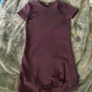 Xs revamped ripped dress